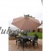 BLISS Hammocks UMB-201BR 9' Aluminum Umbrella With Tilt - Cocoa Brown   001685837
